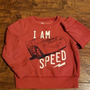 Disney's Softest Fleece Lightening McQueen sweatsh